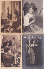 Lot de 4 Cartes postales