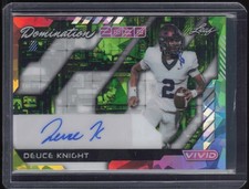 2025 Leaf Vivid Domination 2030Crystal Green Deuce Knight 8/8 Auto Autograph