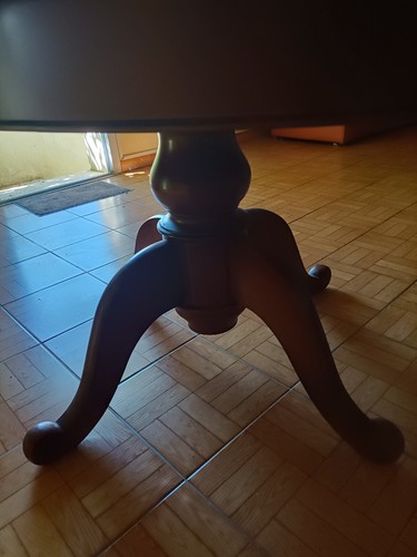 Table ovale merisier macif - en,