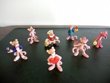 Lot de 7 panthères roses