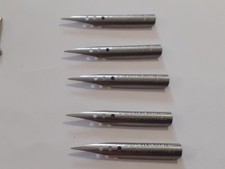 lot 5 plume d'ecriture nibs penna D.LEONARDT & CIE the eclipse  18 EF