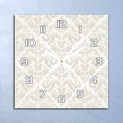 Horloge murale design - en, verre