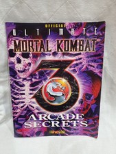 Official Ultimate Mortal Kombat 3 Arcade Secrets Brady Games *One Torn Page*