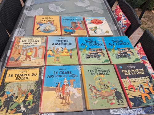 Lot tintin ancienne - de,