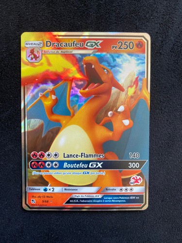 Carte pokémon dracaufeu - dracaufeu, gx