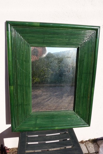 Miroir dans cadre façon