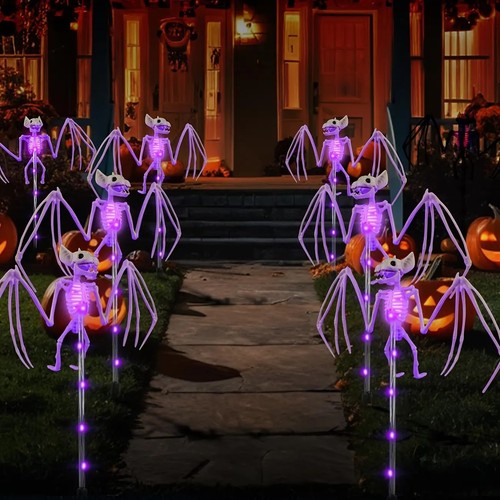 Halloween solar lights garden - halloween,