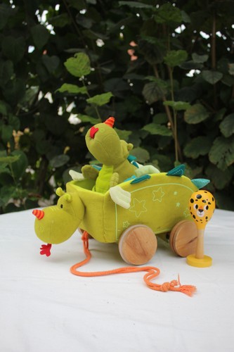 Peluche éveil dragon walter - d'éveil,