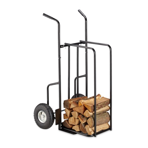 Chariot bois cheminée - chariot, à