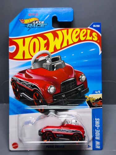 Hot wheels pedal - wheels, driver