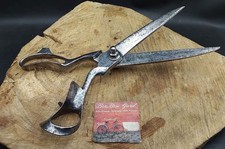 Antique tool large chisel tailor draper old scissors 32cm draper tailor 19th