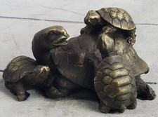 Sculpture En Bronze De Famille
