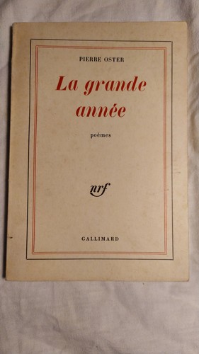 Pierre oster grande année - oster,