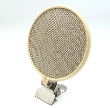 Antique Vintage Small Magnifying Round Mirror Camping Weekend Clamp