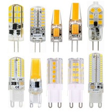 G4 12V G9 220V 3W 5W 6W 8W 10W LED Dimmable COB Ampoule Remplacer Lampe Halogène