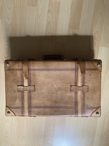 Ancienne valise vintage cuir - ancienne,