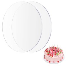 Lot de 2 plaques rondes en