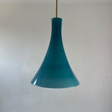 OLD VINTAGE BLUE OPALINE CHANDELIER Old French Lamp