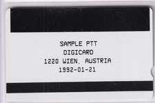 TEST CARTE CARD .. TURQUIE 100U PTT RARE DIGICARD MOSQUEE WIEN 1992 MAGNETIQUE