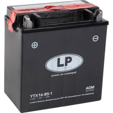 Batterie YTX16-BS-1 AGM 12 Volts 14Ah - SUZUKI VL 1500 INTRUDER de 1998 à 2003