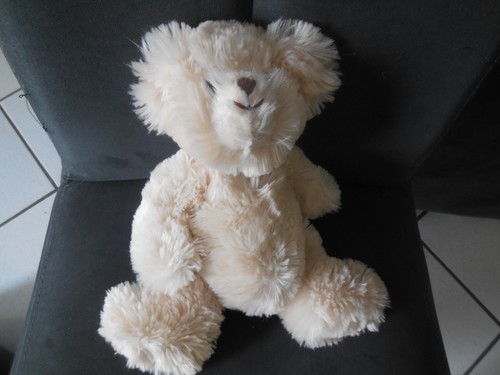 Doudou peluche ours beige - doudou,