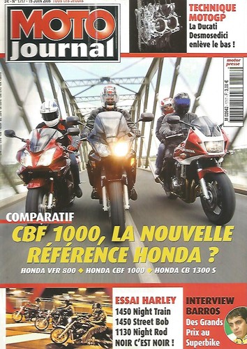 Moto journal 1717 honda vfr - moto,