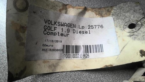 Compteur volkswagen golf nt - compteur,