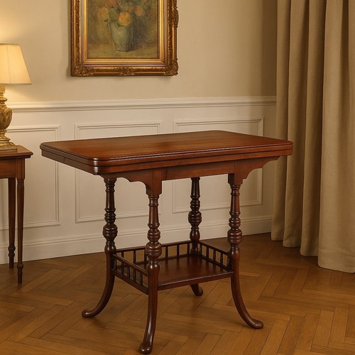 Table jeu victorienne - table,