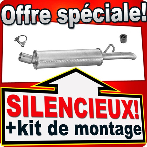 Silencieux arriere pour opel - silencieux,