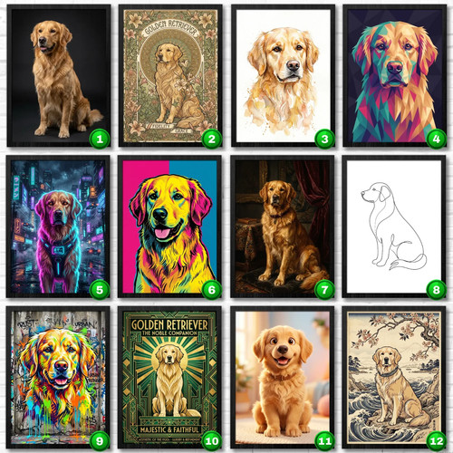 Poster affiche chien - poster,