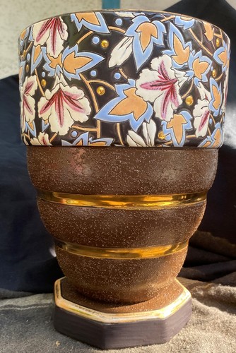 Vase art deco boch keramis - art,