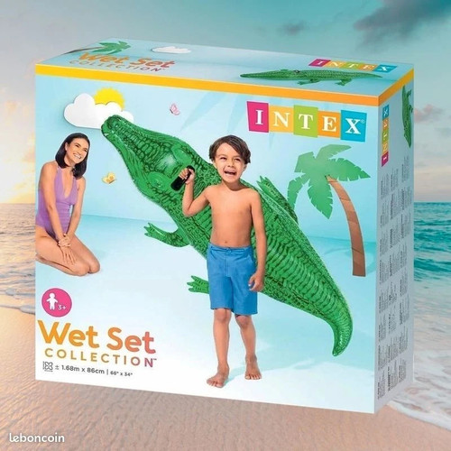 Jeu piscine intex - jeu, crocodile