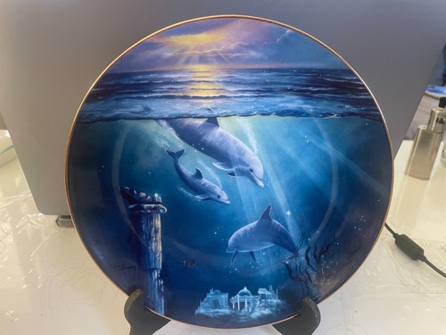 Assiette porcelaine déco