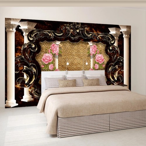 Luxueuse papier peint mur - peint, 3d