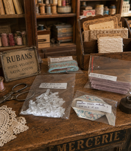 Lot rubans shabby chic - rubans,