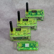 Lot of Raspberry Pi Zero W x3, Zero x1, ZUM Spot Radio x3 Cases Antennas SD Ham
