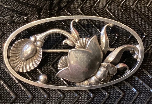 Broche georg jensen argent art - broche,