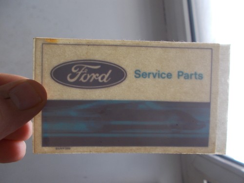 Autocollant ford service parts - ford,