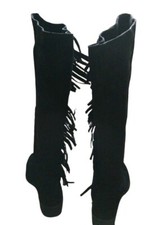 Bottes noires à Franges *TopShop* p40 - 