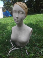  Ancien buste en plâtre