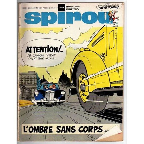Spirou hebdomadaire 1614 - spirou, n°