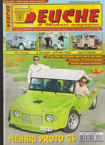 Deuche mehari magazine n 12 - deuche, n°12
