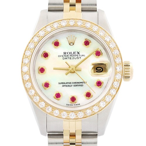 Rolex datejust nacre rubis - rolex,
