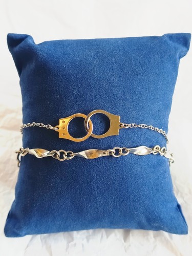 Lot bracelets argent - lot,