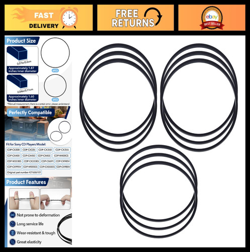 Pcs player belts - cd,