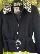 Superbe veste tailleur Paloma Milano S 36 38 noire (300 euros)