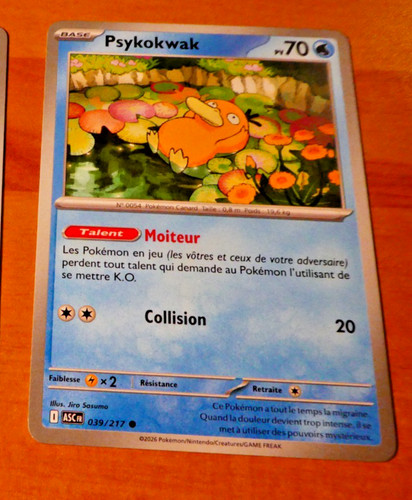 Pokemon card carte - carte, psykokwak