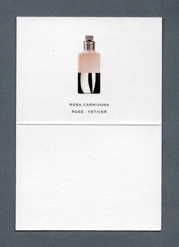 Carte publicitaire rosa - carte,