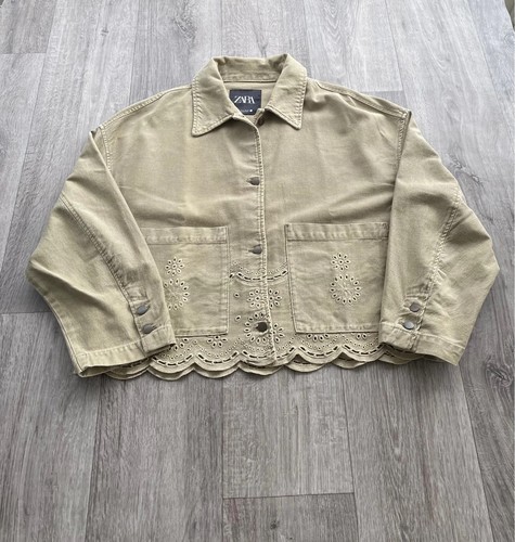 Veste jean zara virale - jean, kaki