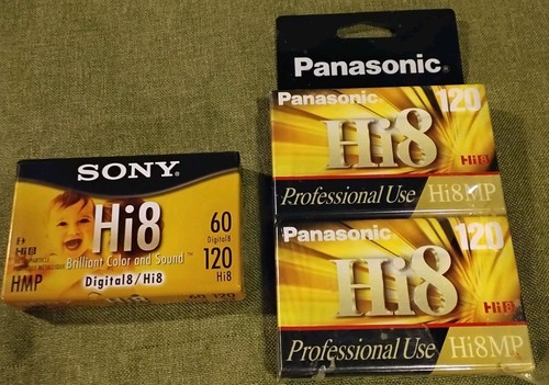 Sony hi8 panasonic 8 - sony,